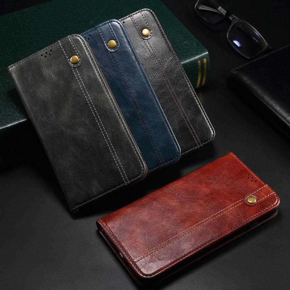 Casebuddy Luxury Galaxy A54 Vegan Leather Magnet Book