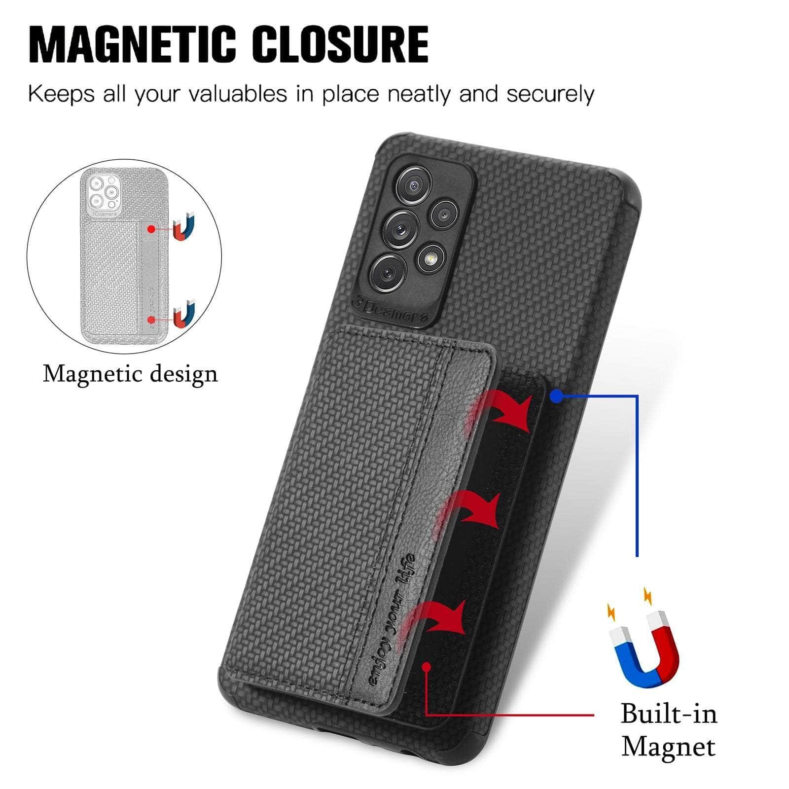 Casebuddy Magnetic Wallet Galaxy A34 Card Holder Cover