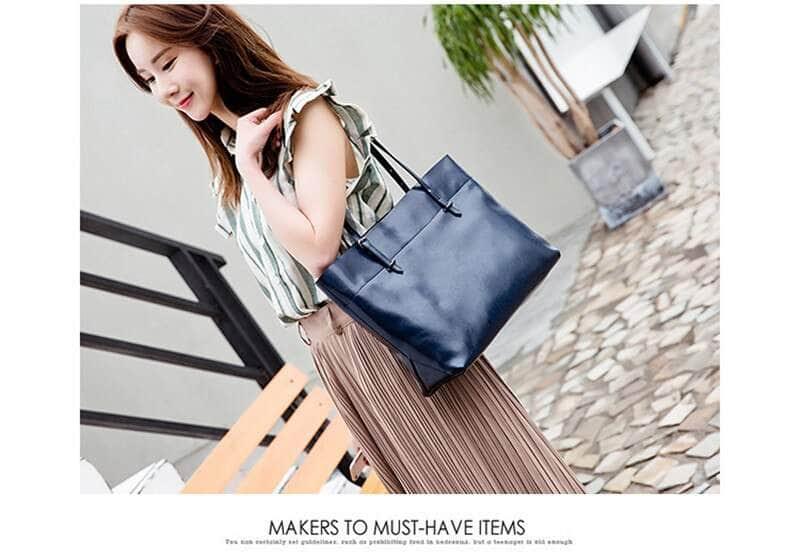 Casebuddy Nesitu Women Real Leather Shoulder Bag