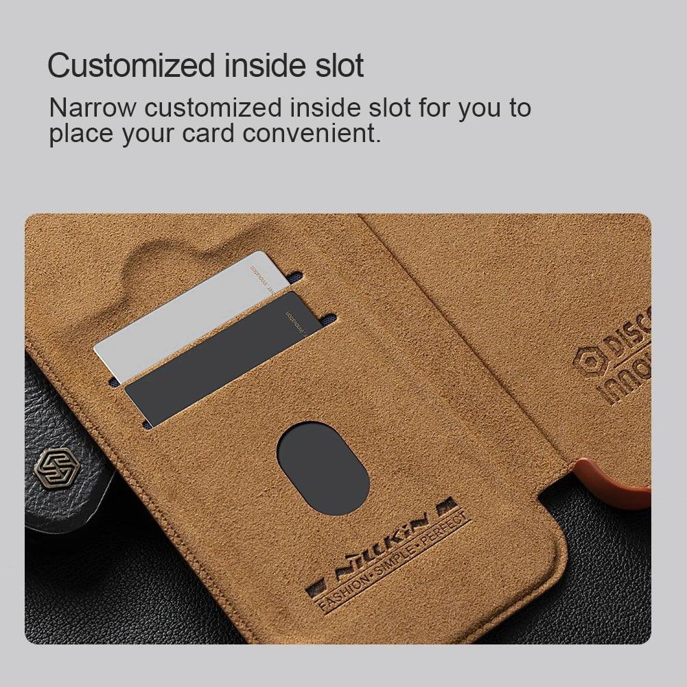 CaseBuddy Australia NILLKIN Galaxy S24 Ultra Vegan Flip Leather Card Slot Cover