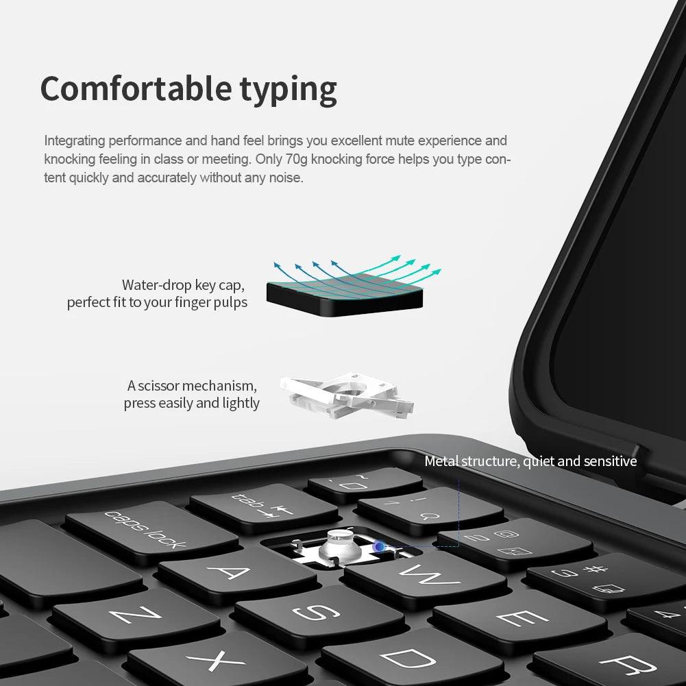 NILLKIN Magic Keyboard iPad Air 11 2024 Bluetooth Case - CaseBuddy Australia