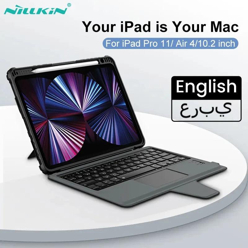 NILLKIN Magic Keyboard iPad Air 13 11 2024 Bluetooth Case - CaseBuddy Australia