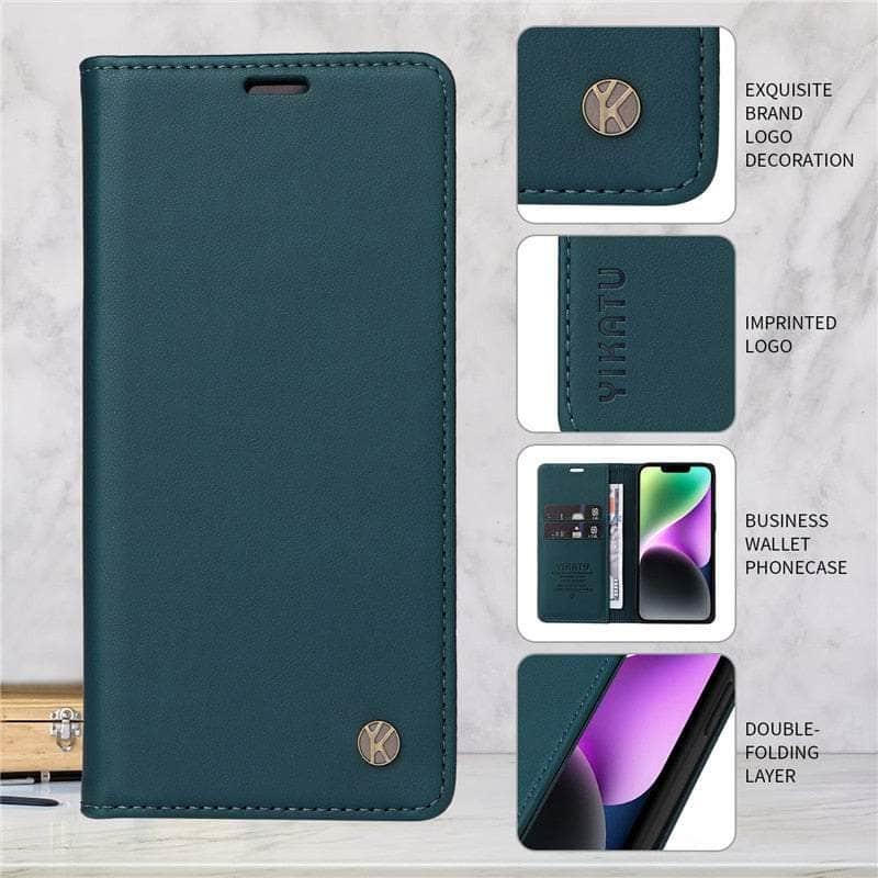 Casebuddy Samsung Galaxy A34 Flip Vegan Leather Case