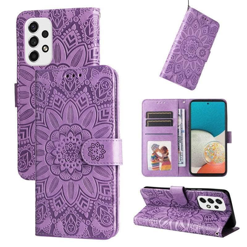 Casebuddy Sunflower Galaxy A14 Card Wallet