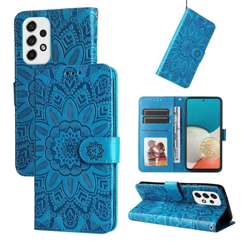 Casebuddy Sunflower Galaxy A14 Card Wallet