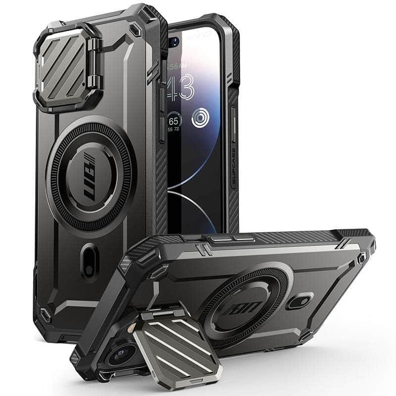 Casebuddy Black / PC + TPU SUPCASE iPhone 15 Mag XT Full Body Case