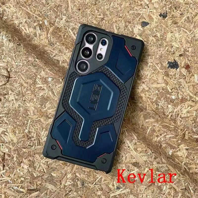 Casebuddy Blue / For Galaxy S23 Plus UAG Monarch Pro Kevlar S23 Plus Magnetic Case