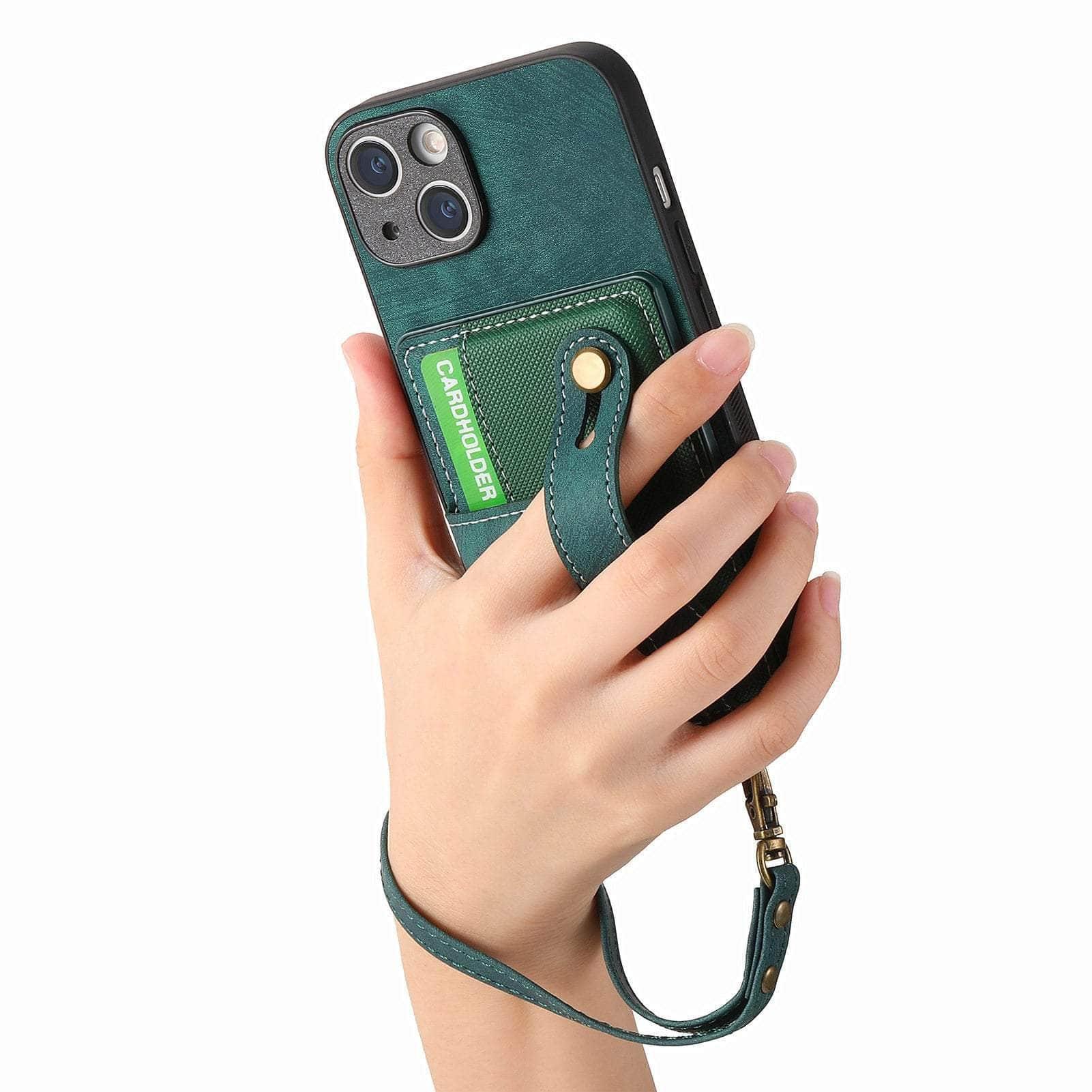 Casebuddy Vegan Leather iPhone 15 Plus Wallet Case