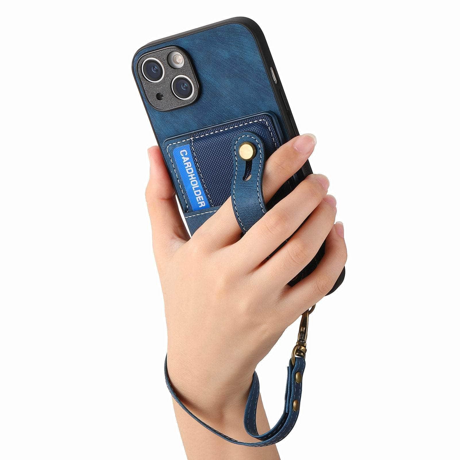 Casebuddy Vegan Leather iPhone 15 Wallet Case