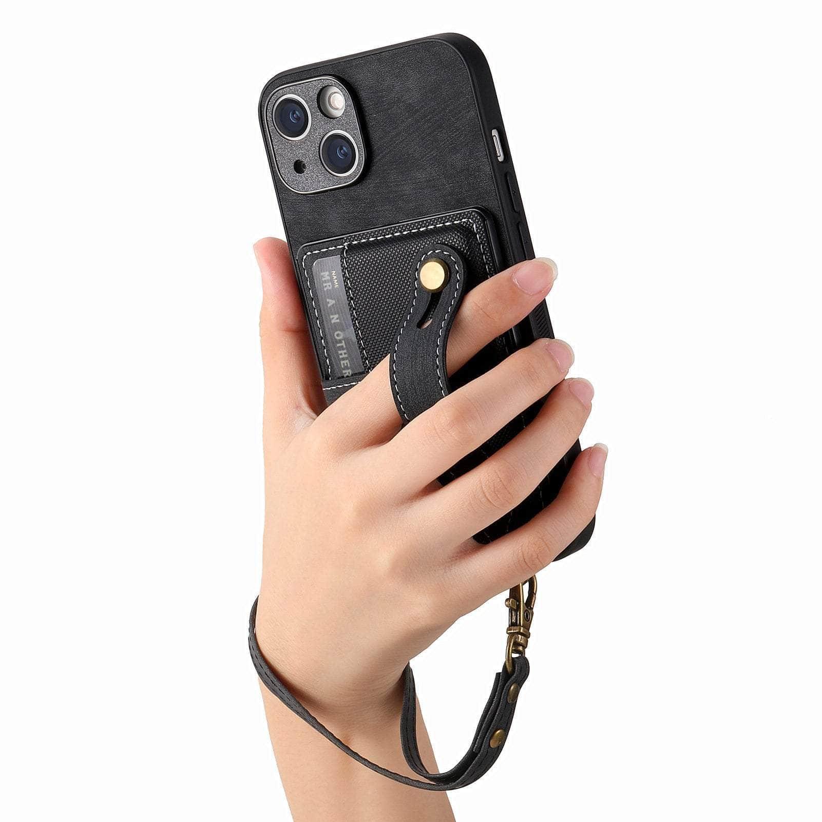 Casebuddy Vegan Leather iPhone 15 Wallet Case