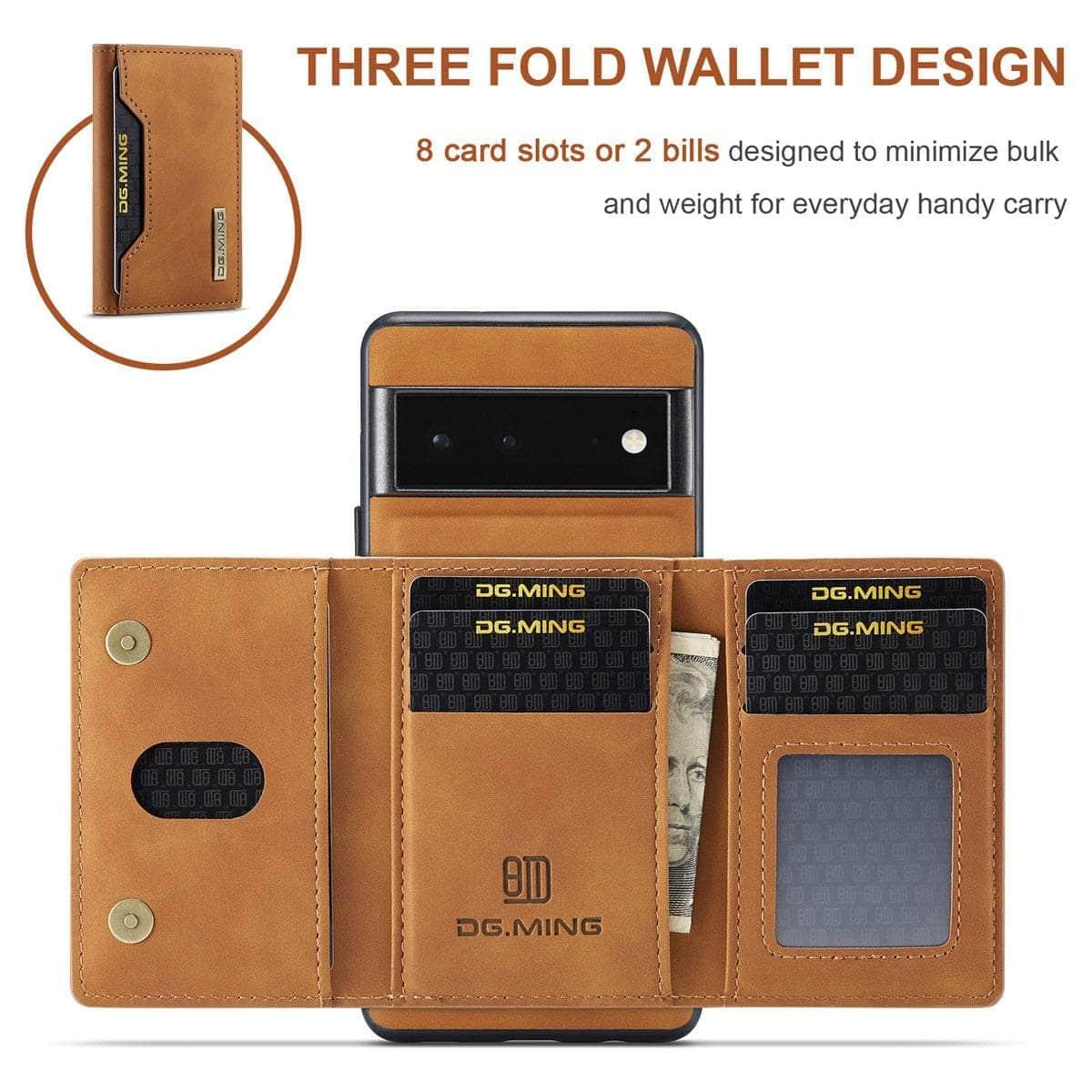 2 in 1 Detachable Pixel 7 Pro Card Pocket Wallet