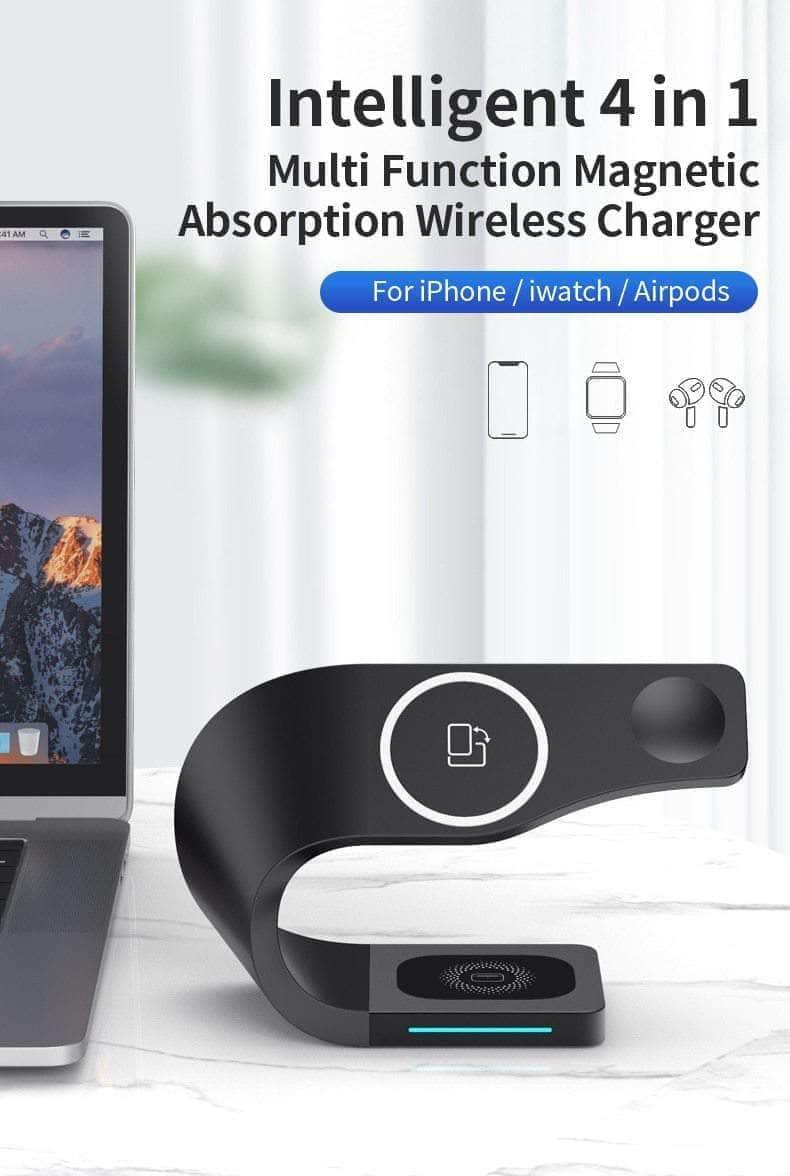 3 in 1 Magnetic Wireless Charger Stand iPhone 12 & 13