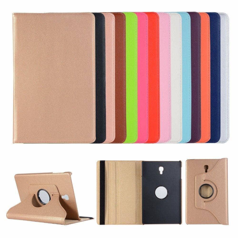 360 Degree Rotatable Leather Look Smart Case Samsung Galaxy Tab A A2 10.5 T590 T595