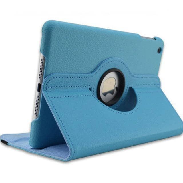 360 Degree Rotating Leather Look Smart Shell Case iPad mini 5 2019