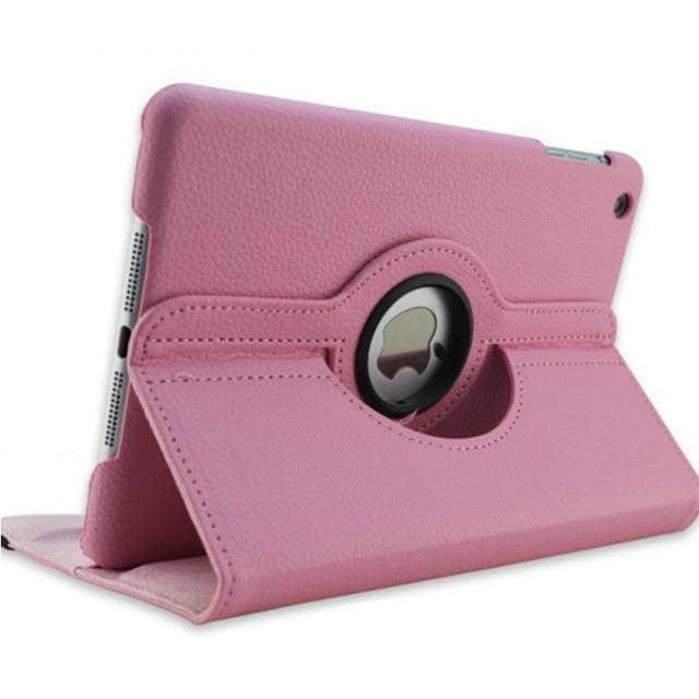 360 Degree Rotating Leather Look Smart Shell Case iPad mini 5 2019