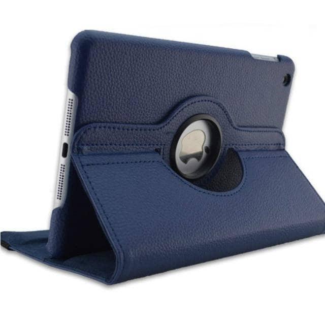 360 Degree Rotating Leather Look Smart Shell Case iPad mini 5 2019