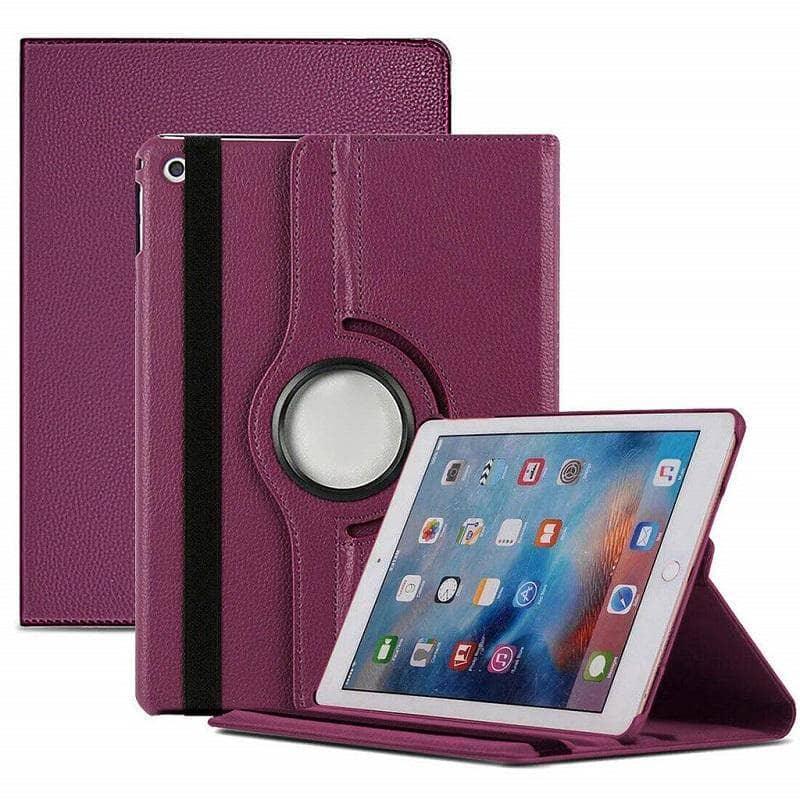 360 Degree Rotating Leather Look Smart Shell Case iPad mini 5 2019