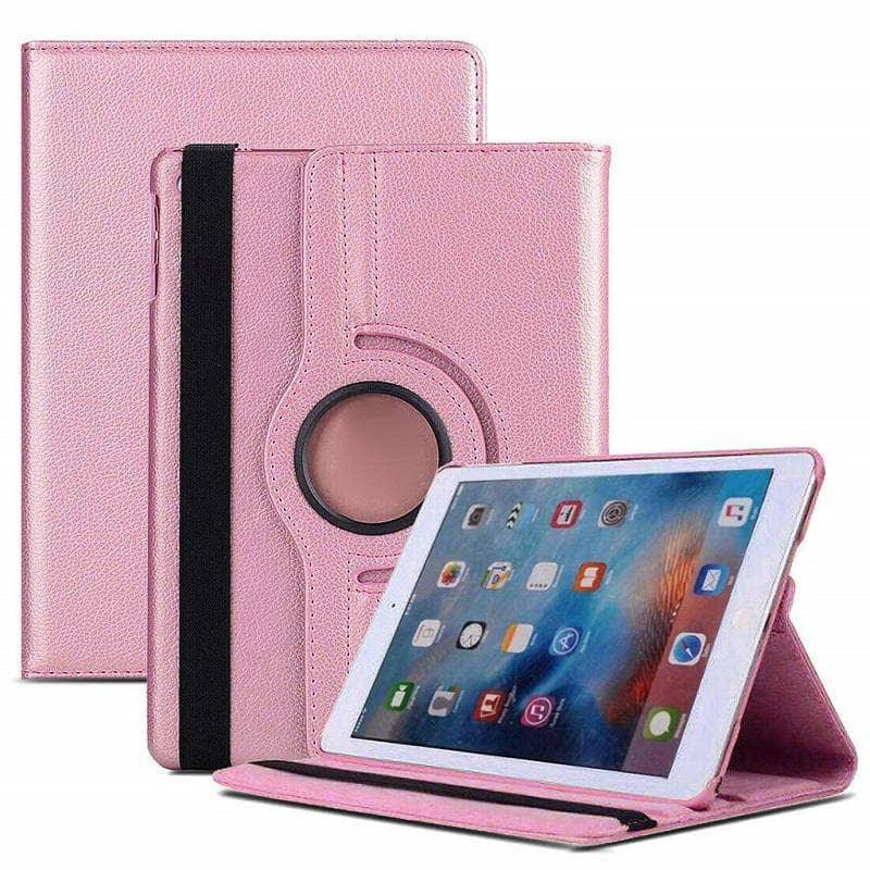 360 Degree Rotating Leather Look Smart Shell Case iPad mini 5 2019