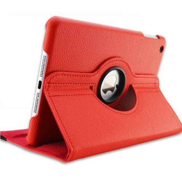 360 Degree Rotating Leather Look Smart Shell Case iPad mini 5 2019