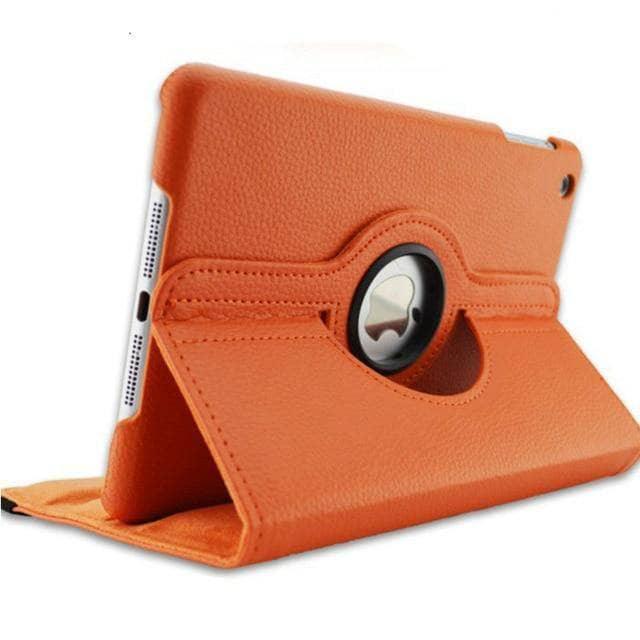 360 Degree Rotating Leather Look Smart Shell Case iPad mini 5 2019