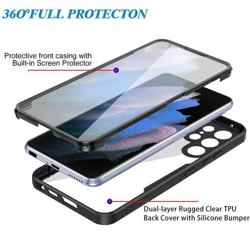 360 Full Protection Galaxy S23 Plus Soft Clear Cover