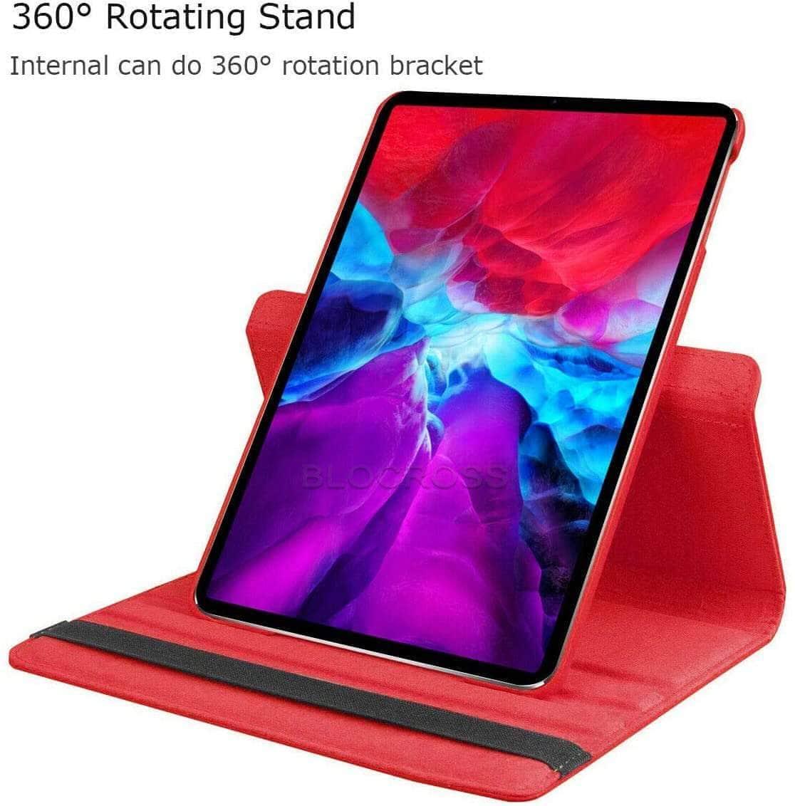 360 Rotating iPad Pro 12.9 2021 Leather Smart Case