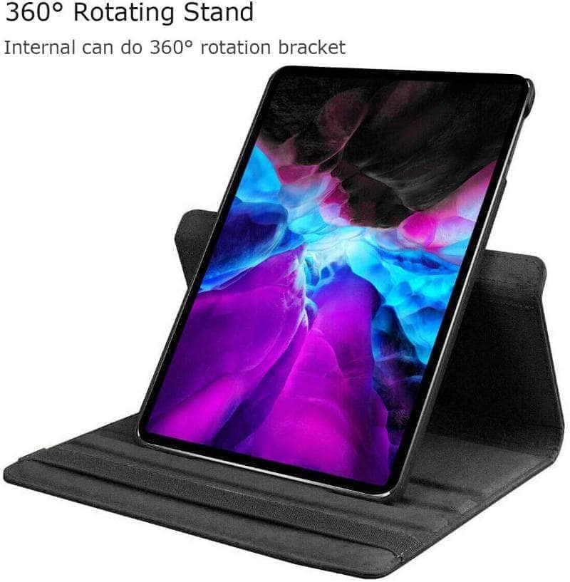 360 Rotating iPad Pro 12.9 2021 Leather Smart Case