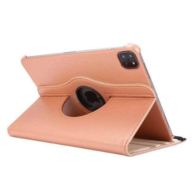 360 Rotating iPad Pro 12.9 2021 Leather Smart Case