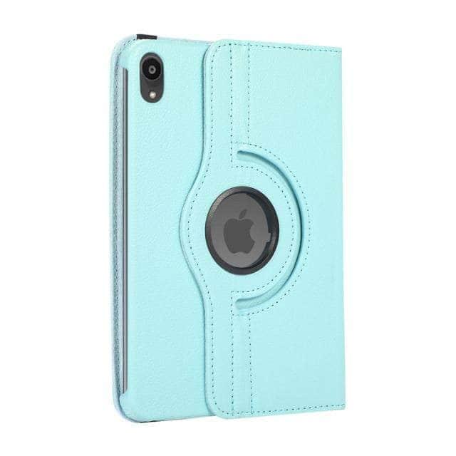 360 Rotating Smart iPad Mini 6 Leather Case