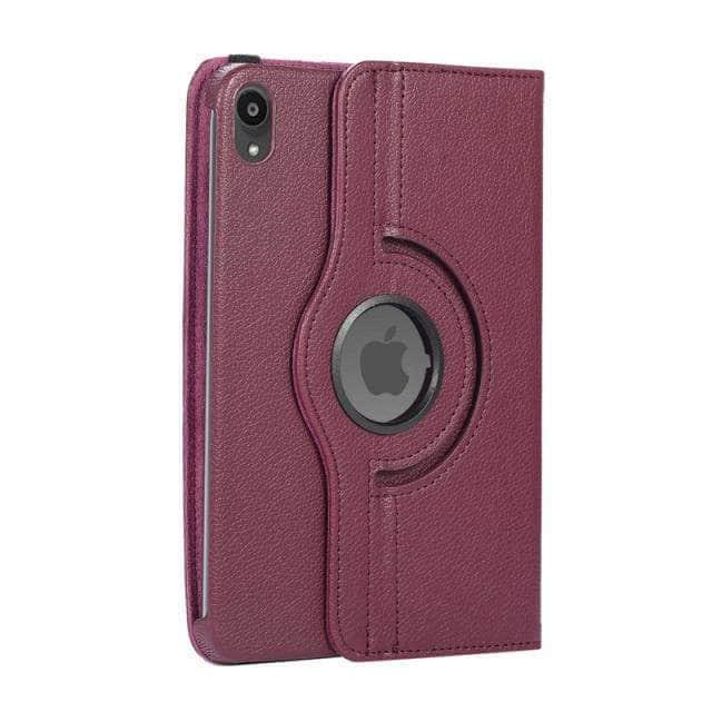 360 Rotating Smart iPad Mini 6 Leather Case