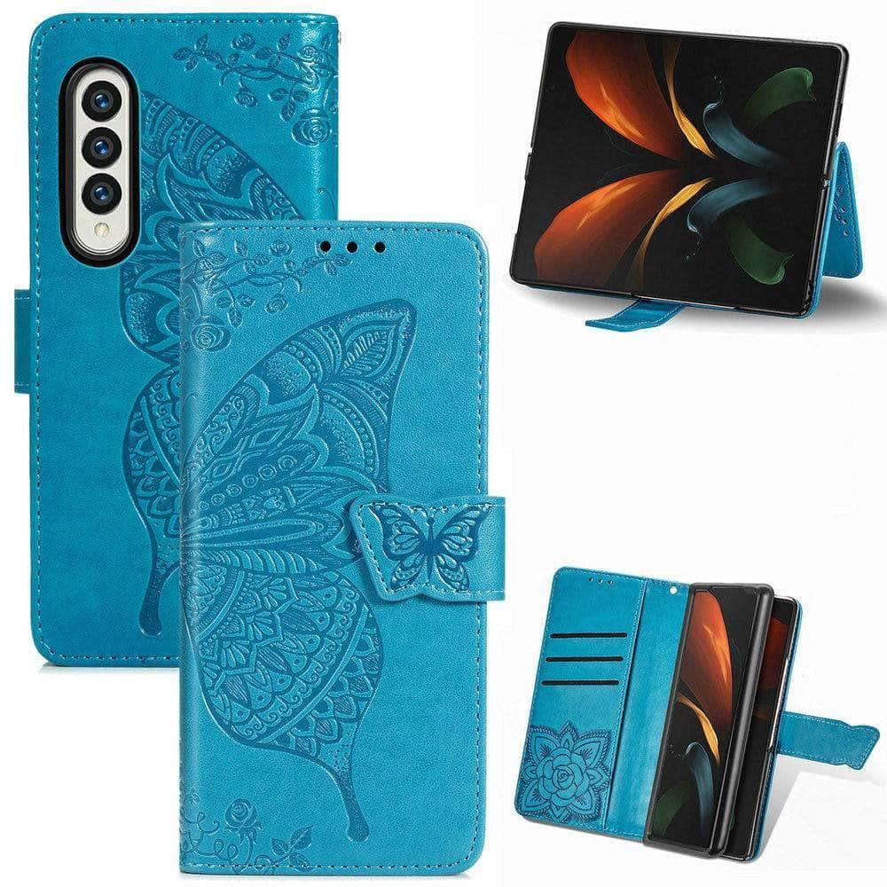 3D Butterfly Galaxy Z Fold 3 5G Wallet