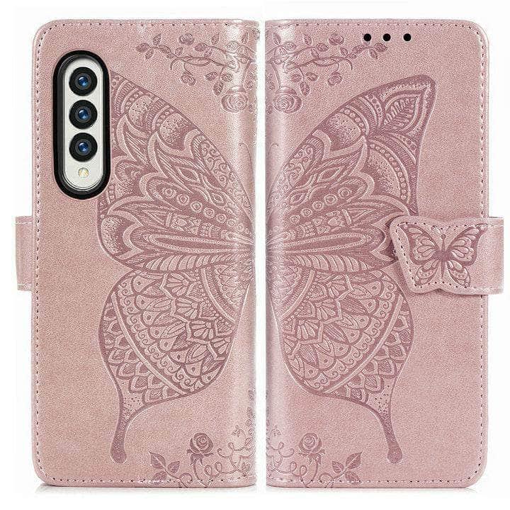 3D Butterfly Galaxy Z Fold 3 5G Wallet