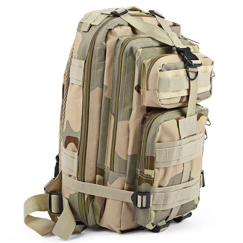 3P Tactical Backpack Military Oxford Sport Bag 30L Camping Climbing Traveling Hiking Fishing