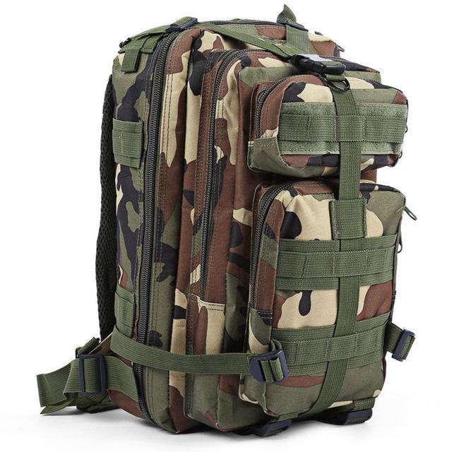 3P Tactical Backpack Military Oxford Sport Bag 30L Camping Climbing Traveling Hiking Fishing