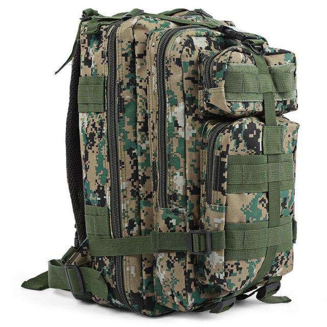 3P Tactical Backpack Military Oxford Sport Bag 30L Camping Climbing Traveling Hiking Fishing