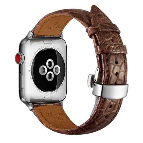 Alligator Look Leather Apple Watch 6 5 4 3 SE 44/42/40/38