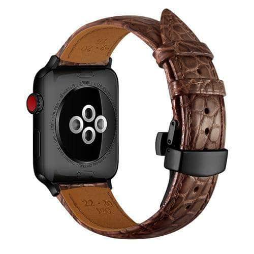 Alligator Look Leather Apple Watch 6 5 4 3 SE 44/42/40/38