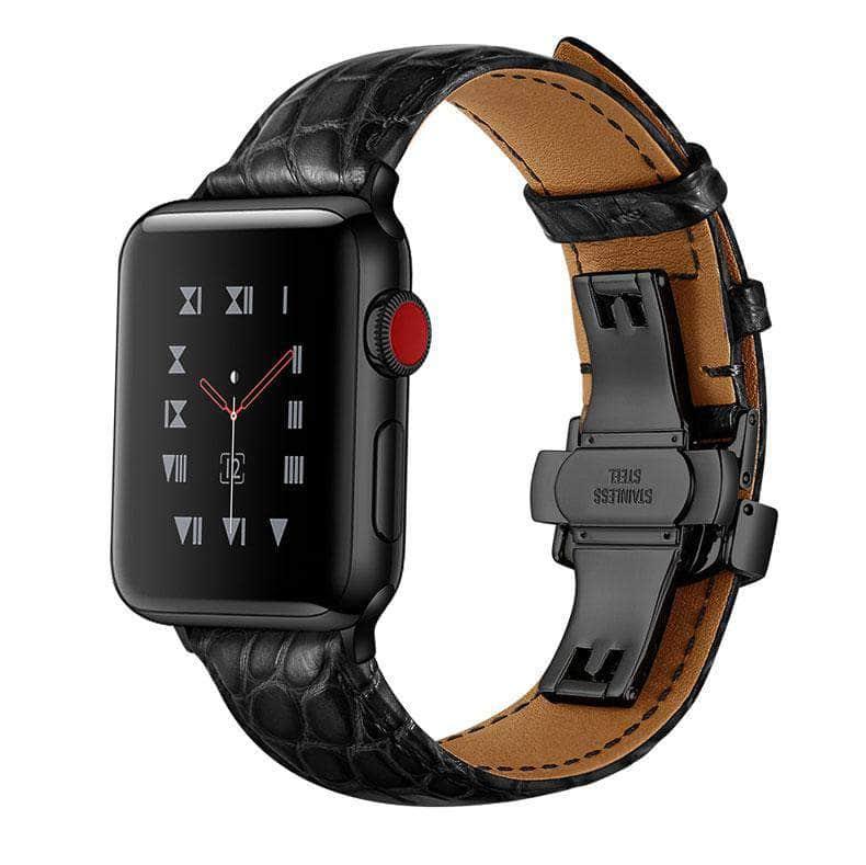 Alligator Look Leather Apple Watch 6 5 4 3 SE 44/42/40/38