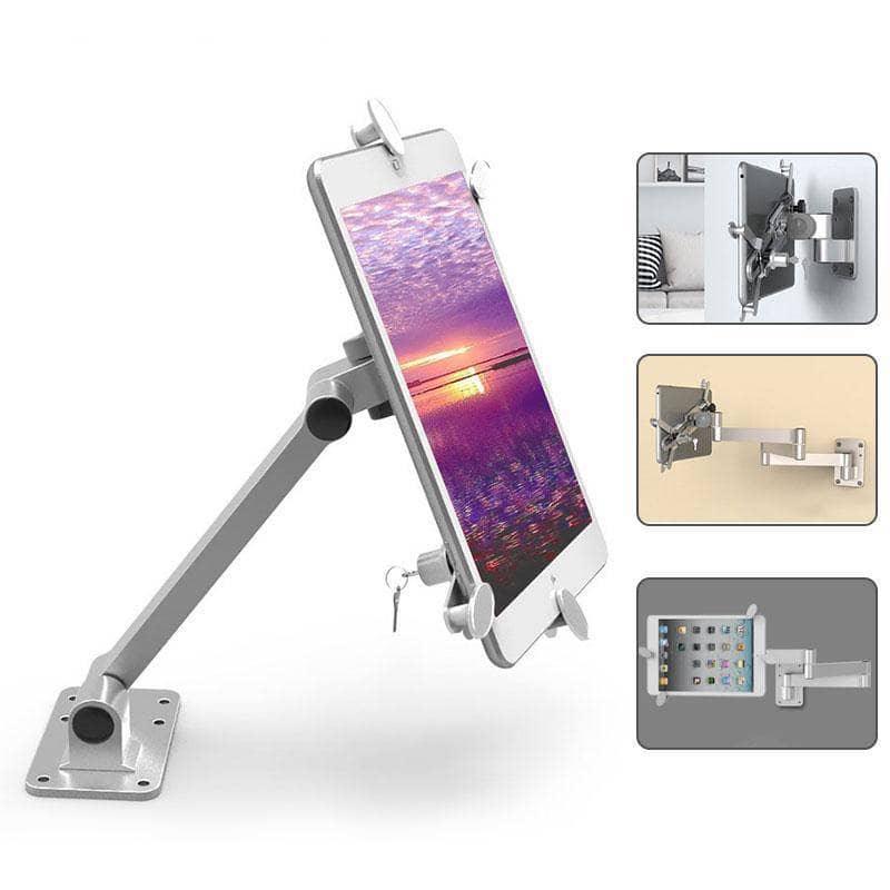 Anti-Theft Wall Mount Stand iPad Air 1 Pro 9.7 Retractable Brace Display