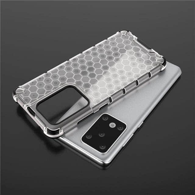 Armor Case Samsung S20+ S20 Ultra 5G Honeycomb Clear Phone Case Shockproof Back Cover