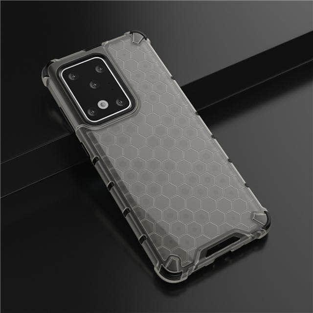 Armor Case Samsung S20+ S20 Ultra 5G Honeycomb Clear Phone Case Shockproof Back Cover