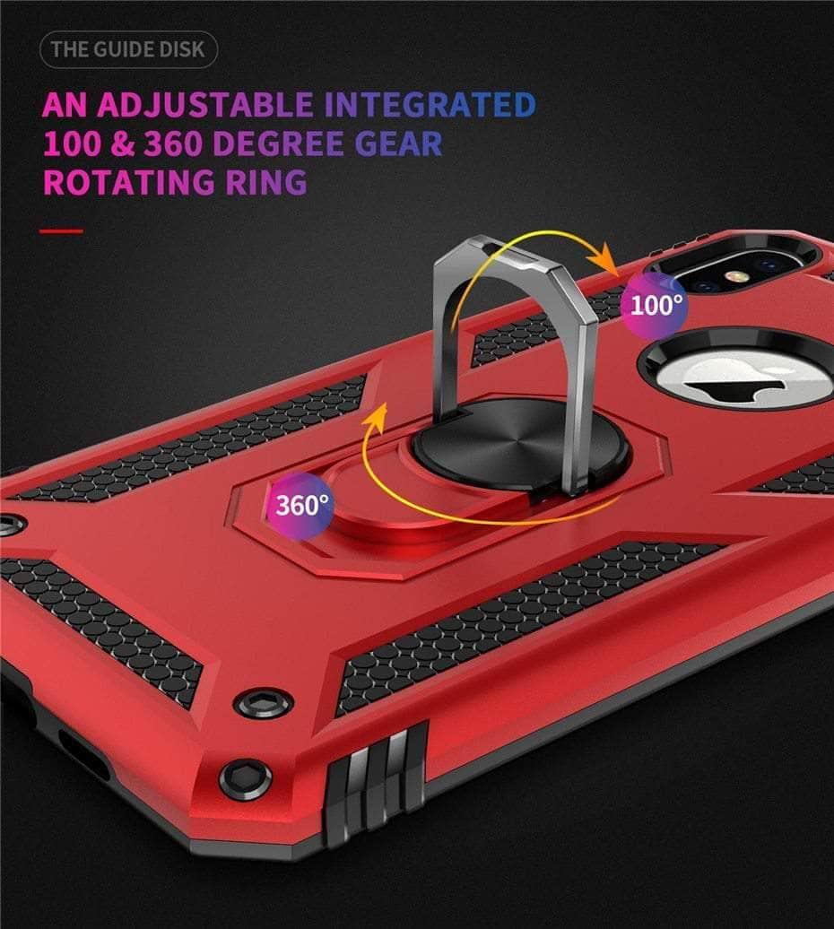 Armor Finger Ring iPhone 13 Pro Kickstand Cover