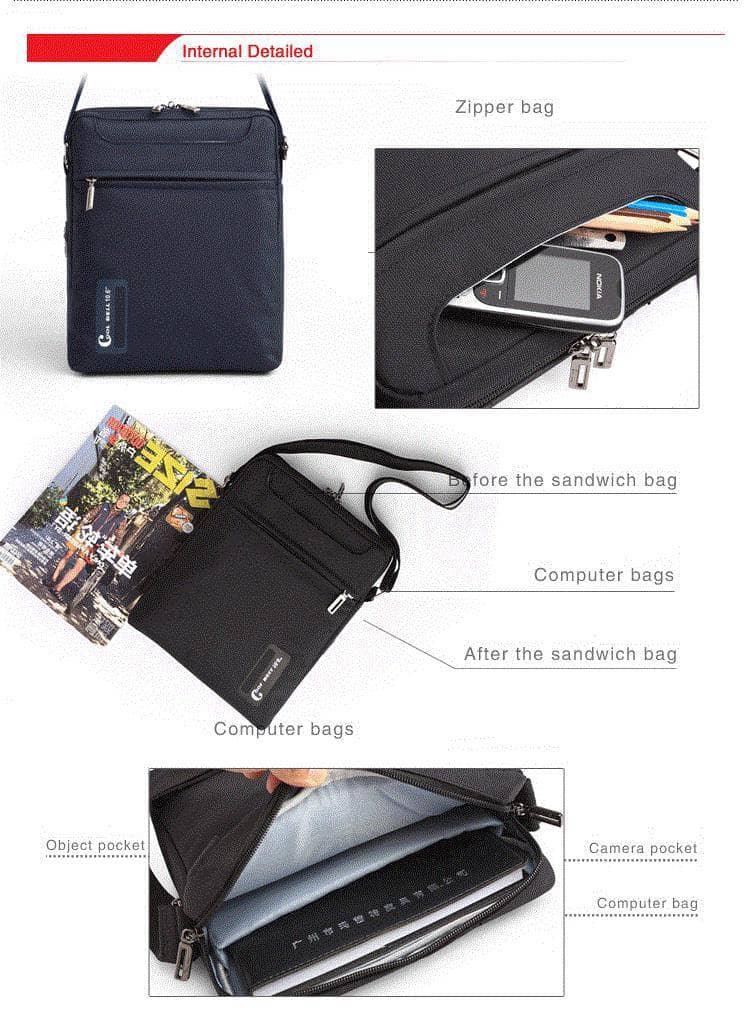 Bell Nylon Messenger Bag For 8",9",10" Tablets