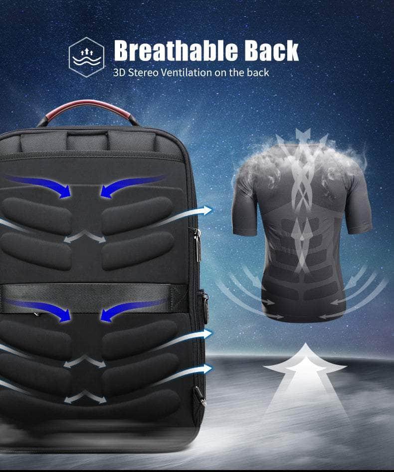 BOPAI Business USB Anti-Theft Computer Backpack