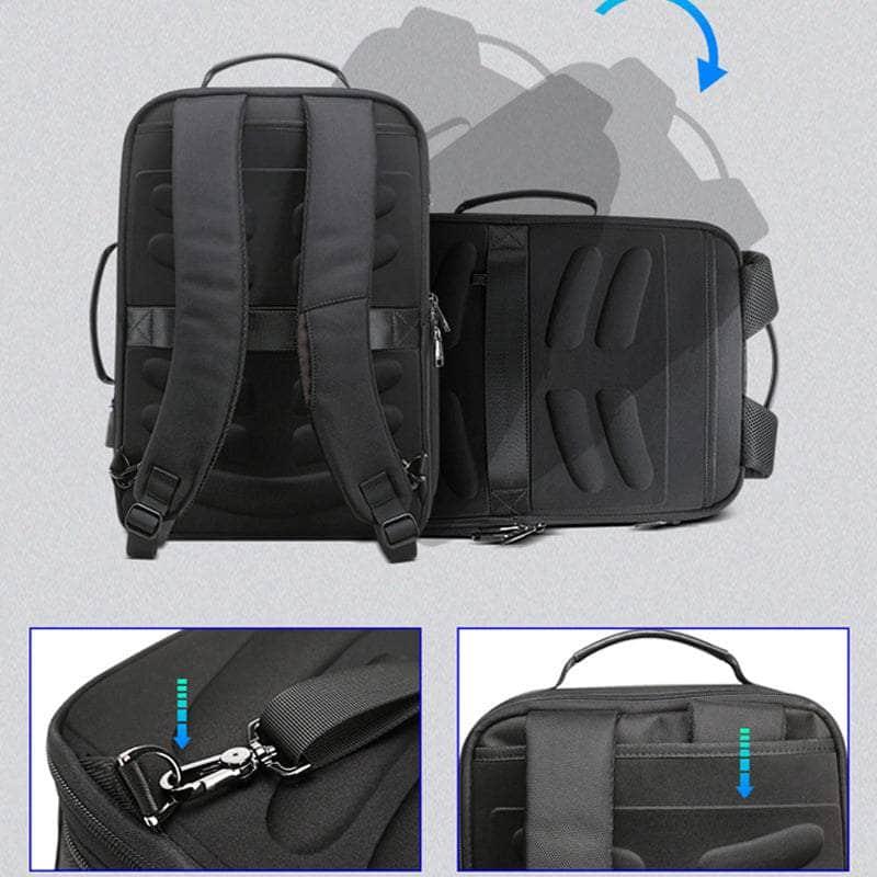 BOPAI Business USB Anti-Theft Computer Backpack