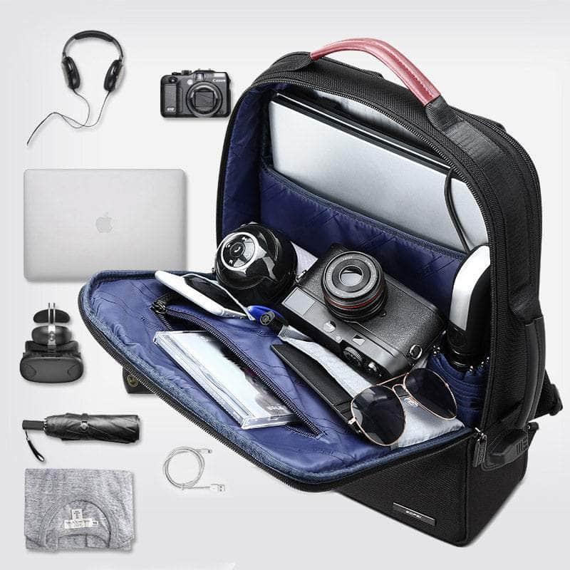 BOPAI Business USB Anti-Theft Computer Backpack