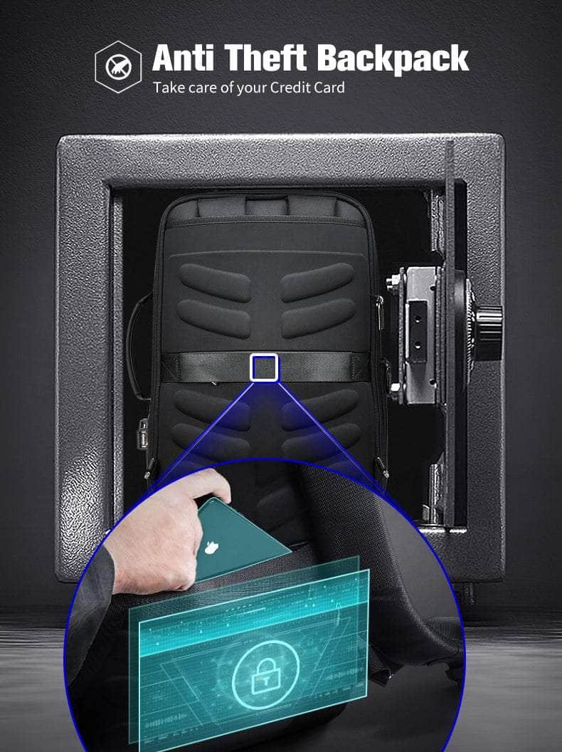 BOPAI Business USB Anti-Theft Computer Backpack