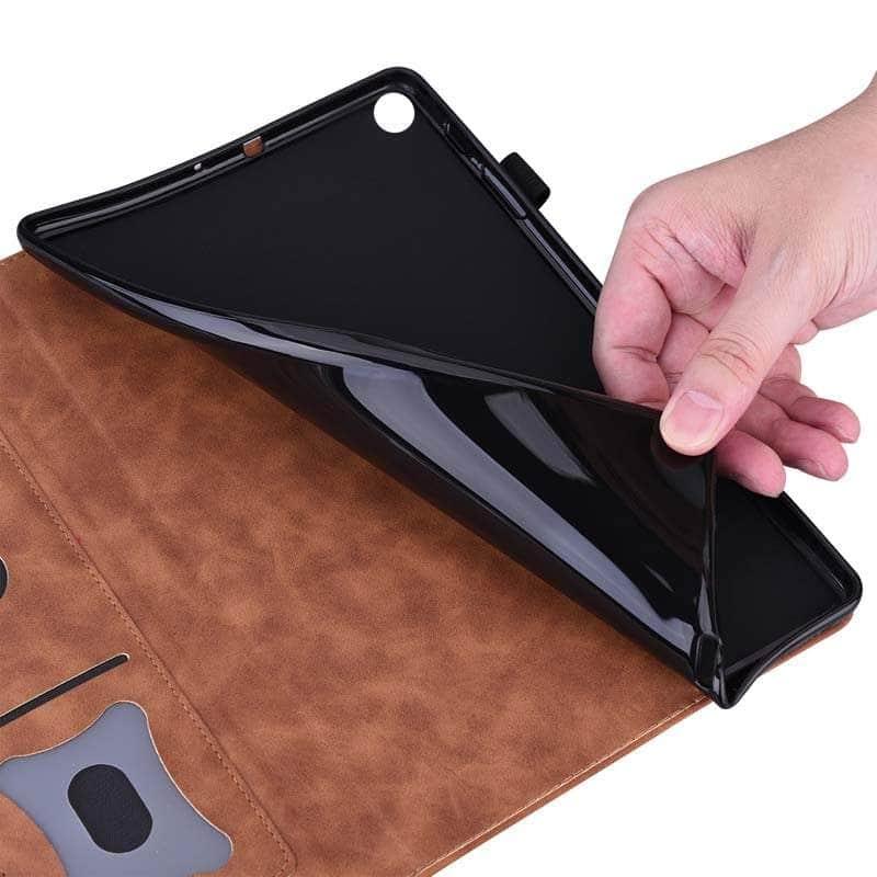 Business Galaxy Tab S8 Plus X800 PU Leather Wallet Stand