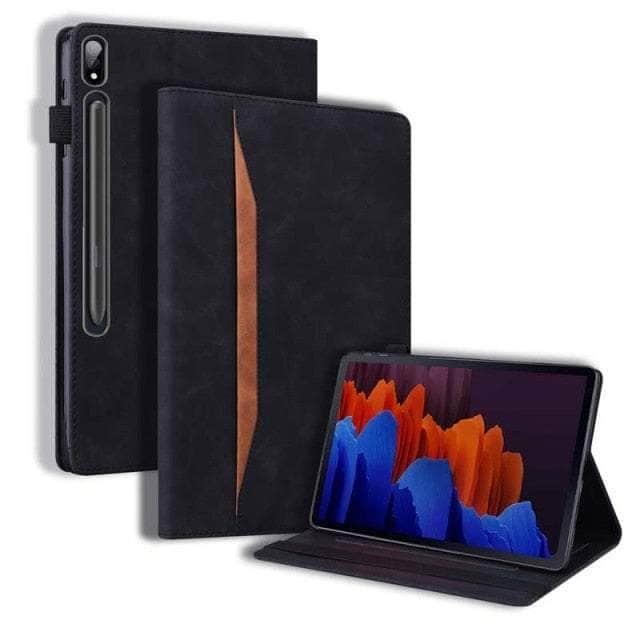 Business Galaxy Tab S8 Plus X800 PU Leather Wallet Stand