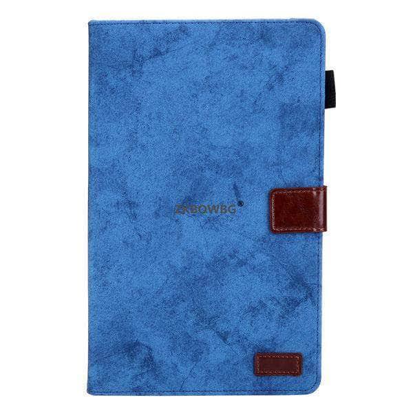 Business PU Leather With Soft TPU Back Case For Samsung Galaxy Tab A 8.0 2019 With S Pen P200 P205